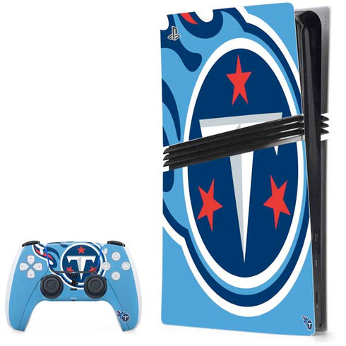 NFL Tennessee Titans Large Logo PS5 Pro Bundle Skin